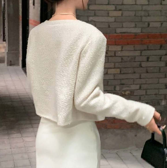 Shein dazy button front crop jacket pockets new - Picture 3 of 6